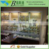 Mounted Wall Watch Display Case for Retail Store