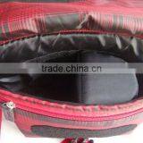 2016 New Red and Black Waterproof Nylon Cross Body Bag Cheap Camera Bag Manufacturer Camera Tote Bag thumbnail-4