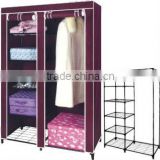 portable folding fabric wardrobe/closet/canvas/cabinet/almirah design