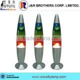 13" Colorful Plating Matel Base Lava Motion Lamp thumbnail-4