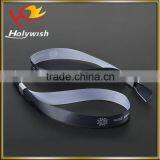 Satin Ribbon Access Control Wristband With One Time Clip thumbnail-2