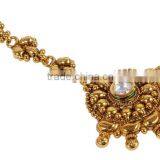 Indian Traditional Kundan Studded Bollywood Style Gold Plated Necklace Sets thumbnail-4