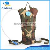 Camouflage sport riding bicycle cycling water hydration backpack with bladder bag