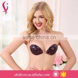 Custom Low Price 2016 Fashion Women 34d Strapless Invisible Printed Silicone Bra thumbnail-1