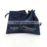 Custom Black Large Lowest Velvet Holiday Gift Bag With Golden Logo/holiday Fabric Gift Bags thumbnail-1