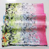 High Quality Double Printing for 100% Silk Double Layer Scarf