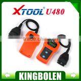High Quality Universal Memo Scanner U480 OBD2 OBDII CAN-BUS With LCD Car Diagnostic Tools Fault Code Readers