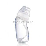 new style best healthy Elbow glass bottle plus freight cost