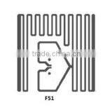 High Quality RFID 915mhz Uhf Impinj Monza 5 Chip F51 and ISO 18000-6C EPC Class1 Gen2 RFID Tag Dry Inlay