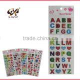 cheap epoxy stickers/3d epoxy resin sticker/novelty epoxy sticker