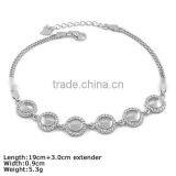BZK-0005 Silver Fashion Bracelet 925 Sterling Silver Couple Round Bracelet