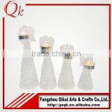 Top sell glass angels glass crafts with candlestick