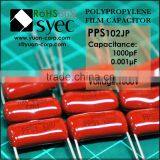 1000pF 1000VDC PPN 102J 1000VDC Polypropylene Film Capacitor thumbnail-2