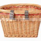 Wholesale Wicker Baskets Woven Bicycle Basket /natural Pet Bicycle Bike Baskets thumbnail-2