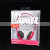 Custom Printing Tuck Top Plastic Package Box for Headphone