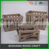 Christmas 4 Bottle Wooden Wine Gift Box thumbnail-4