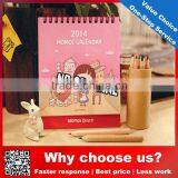 Weekly Table/Desk Calendar Design,printing Calendar