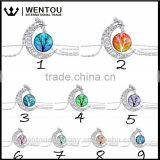 Best Selling Boho New Moon Tree of Life Pendant Necklace thumbnail-1