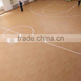 PVC basketball court floor wood looking pvc flooring roll