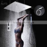 fashion shower faucet panel tap thermostatic mixing valve and handheld shower for bathroom accessories shower sets