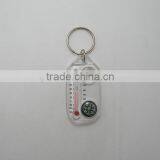 High Quality Plastic Keychain Compass With Thermometer thumbnail-3
