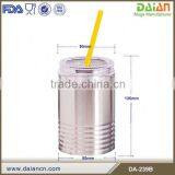 Customized 16oz Double Wall Stainless Steel Tumbler Mug With Straw thumbnail-2
