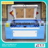 80W ZK-1290 Two Platforms Laser Cutter Machine With Electronic up and Down Platform 1200*900mm