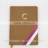 New Design ABCD Letters PU Hardcover Journal thumbnail-5