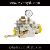 AQF safety combination valve for accumulator control valve stop valve