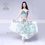 Silk Nice Expansion Beautiful Comfortable Belly Dance Skirt Pants(2131) thumbnail-1
