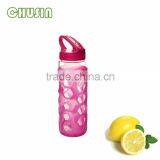 Fancy Glass Water Bottle With Heat-resistant Food Grade Silicone Sleeve and Customizable Logo thumbnail-5