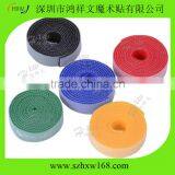 Utility Nylon Double-sided Black Hook Loop Fastening Cable Straps