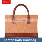 2016 Elegant Water Proof Anti Impact Natural Oak Durable Cork Pouch Bag For Laptop Tablet MacBook Magnetic Buckle Pouch Case