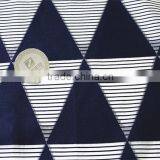 Triangle Jacquard Organza Fabric Geometric Figure Jacquard Fabric With Cotton