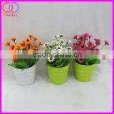 Mini Artificial Plastic Flower Pot Plant thumbnail-4