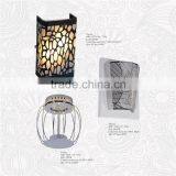 CE UL Mosaic Glass Shade Bedside Hotel Wall Sconce /wall Lighting Fixture thumbnail-2