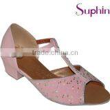 Fashion Child Shoes , High Heel Shoes for Children, Child Latin Dance Costume thumbnail-1