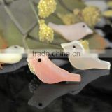 Fancy cut white mother of pearl shell findings/accessories/components for jewelry setting