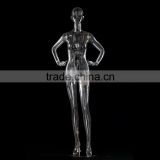 2015 transparent female full body mannequin