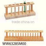 Wooden Student Test Tube Supports Wooden Student Test Tube Support, 6 Tube Rack (Each)