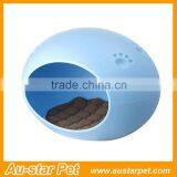 New Style Top Quality Egg-shaped Durable Eco-friendly Plastic Pet Dog Bed / Pet House With Cushion Inside thumbnail-5