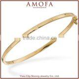 Unique Designs 925 Sterling Sliver Plain Metal Bangle thumbnail-1