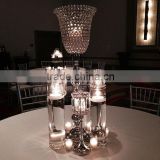 Wedding Centerpiece/ Tabletop/ Crystal Candle Holder