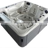 Wholesale Price Portable bathtub with skirt panel outdoor spa with led light china manufacturer