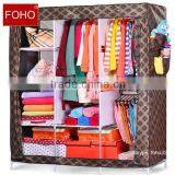 Folding Wardrobe for Bedroom Designs Diy Cloth Canvas Wardrobe (FH-CS0505 ) thumbnail-4