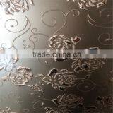 Designed Art Glass Door for Kitchen Cabinet thumbnail-3