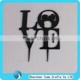 Mr & Mrs Acrylic Wedding Cake Topper thumbnail-2