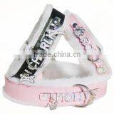Hot Sale Dog Winter Collars With Fur DIY Names