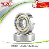 YCZCO Excellent 9*24*7 mm 609zz Deep Groove Ball Bearing thumbnail-1