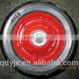 YJX Heavy Duty Wheels and Casters With Super-elastic Solid Rubber Tires thumbnail-4